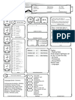 Character Sheet - Fighter