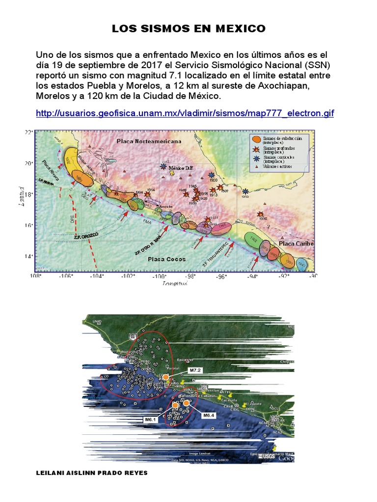 Los Sismos en Mexico | PDF | Temblores | Ciudad de México
