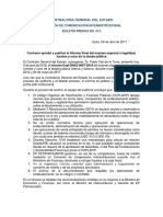 Boletín de prensa - Contraloría 09 04 2018 