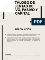 Catálogo de Cuentas de Activo, Pasivo y Capital