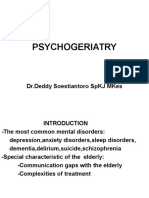 Psychogeriatry: DR - Deddy Soestiantoro SPKJ Mkes