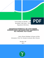 Desenvolvimento de Software Embarcado Automotivo Aderente Ao Padrão Autosar