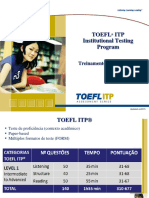 Treinamento TOEFL Itp Isf 2016