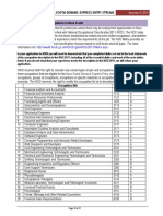 Eligible Occupation - Nova Scotia