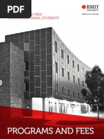 Download Programs and fees information for international students -- RMIT University Melbourne Australia by RMIT University SN37593268 doc pdf