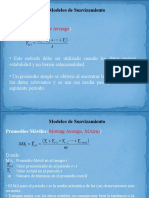 Modelos de suavizamiento para pronósticos