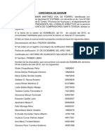 Constancia de Quorum