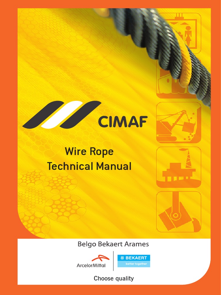 Wire Rope Technical Manual: Choose Quality | PDF | Rope | Wire