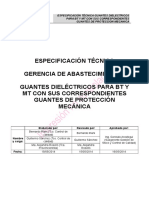 Especificación Técnica - GUANTES DIELÉCTRICOS Sharepoint