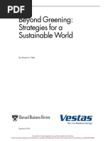 Beyond Greening- Strategies for a Sustainable World