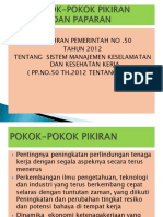 Pokok Pikiran PP 50 2012