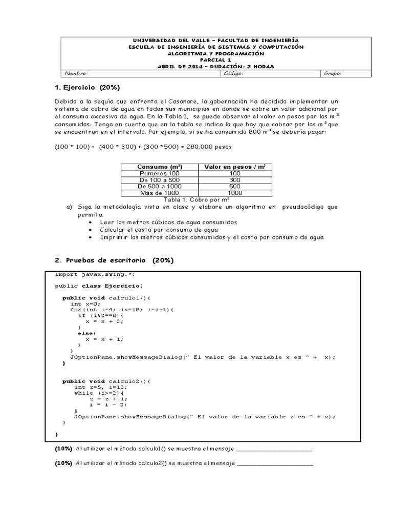Algoritmos y Programación en Java | PDF | Java (lenguaje de ...