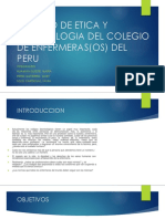 Codigo de Etica y Deontologia Del Colegio Del Peru Oficial