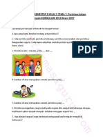 Soal UH 1 Tema 7 Kelas 5 SD K13 PDF