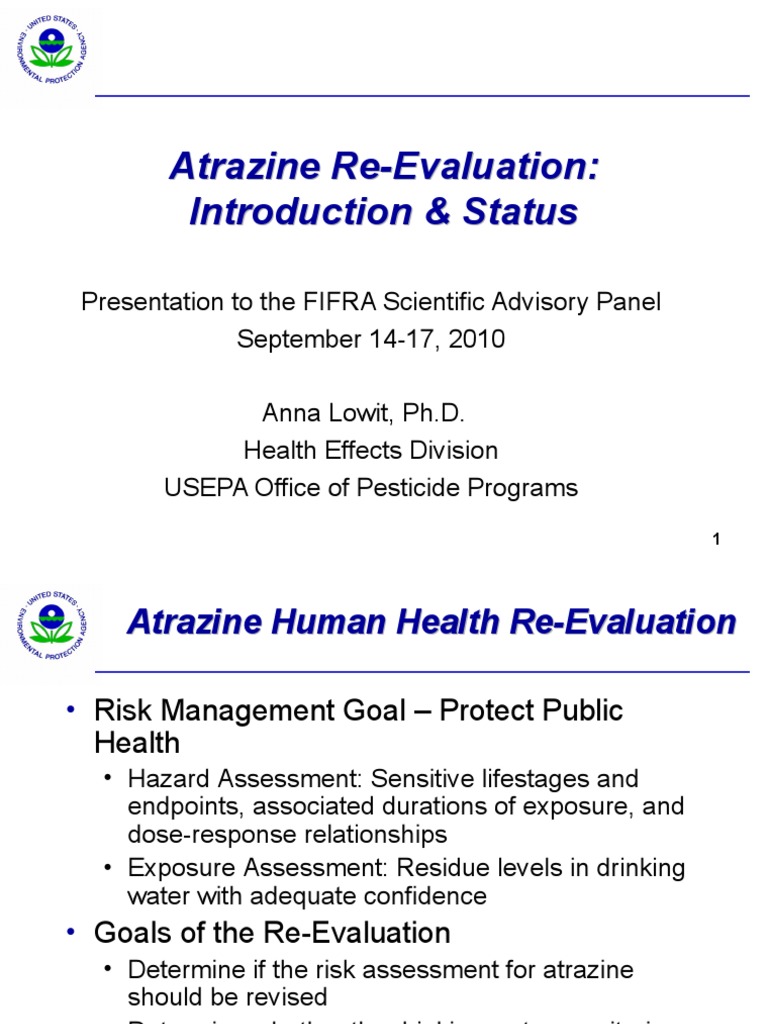 EpaHqOpp201004810048 Atrazine Intro and Status Sept 1417, 2010