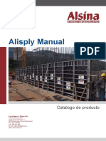 Alisply Manual: encofrado recuperable ligero para muros de hormigón
