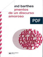 Fragmentos de un discurso amoroso - Rolando Barthes