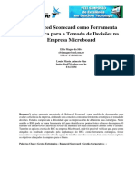 O Balanced Scorecard Como Ferramenta Estratégica para A Tomada de Decisões Na Empresa Microboard