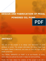 Design and Fabrication of Pedal Powered Oil Pump