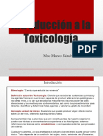 Introducción A La Toxicología