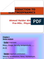 Introduction to Electrodynamics (notes)