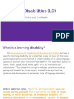 learning disabilities  ld 