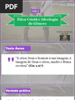 Lição 2 - Ética Cristã e Ideologia de Gênero