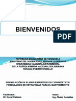 Formulación Estratégica de Mantenimiento