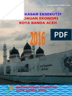 Ringkasan Eksekutif Tinjauan Ekonomi Kota Banda Aceh 2016