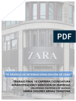 TFC El Modelo de Internacionalizacion de Zara PDF