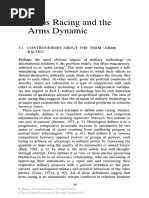 Arms Racing and Arms Dynamic- Buzan