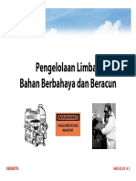 Pengelolaan Limbah Bahan Berbahaya Dan Beracun