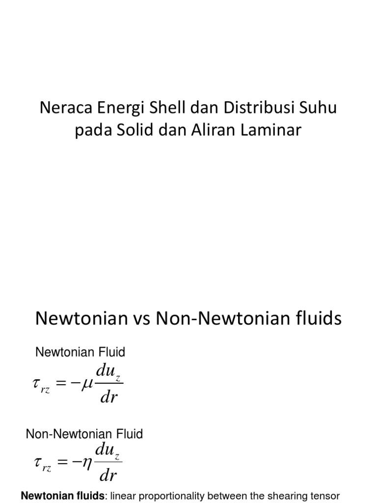 Neraca Energi Shell Dan Distribusi Suhu Pada Solid | PDF | Tegangan ...