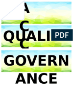 Access Quality Governance Cover