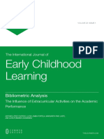 2016 - Bibliometric Analysis the Influence of Extracurricular Activities in the Academic Achievement