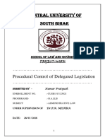 Delegated Legislation