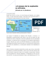 Comoras o el Ensayo de La Bomba Demográfica Africana