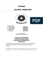 Analisis Jabatan (Studi Pada Dinas Pertanian, Kehutanan, Dan Perkebunan Kab. Ogan Ilir)