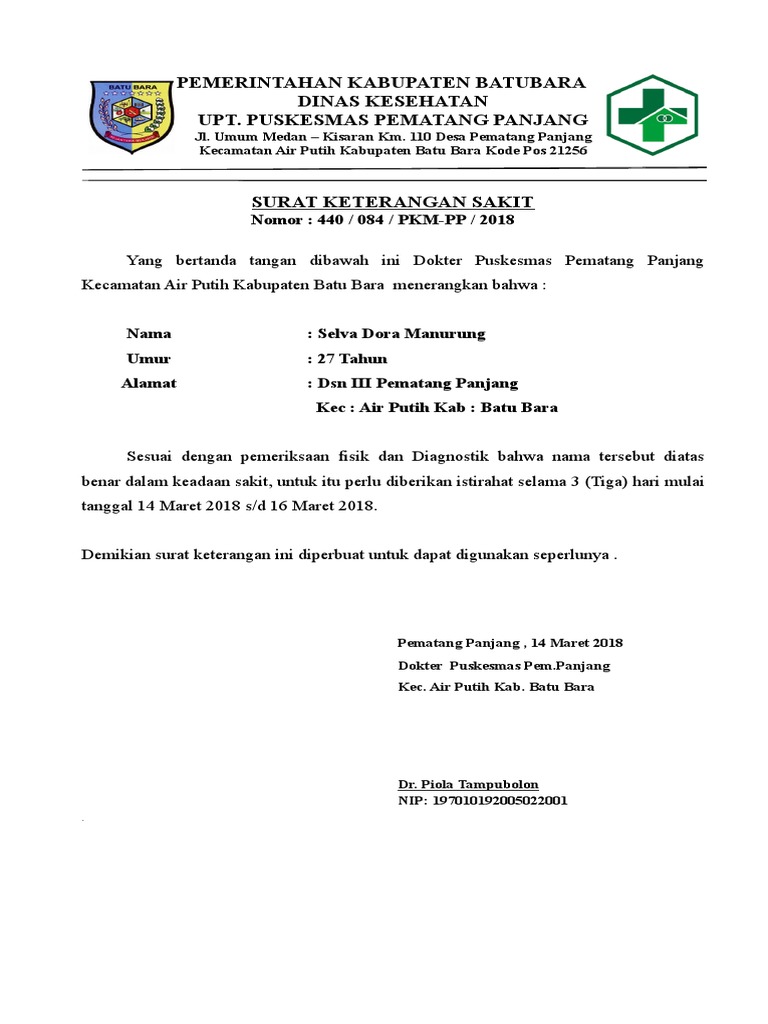 Surat Sakitdoc