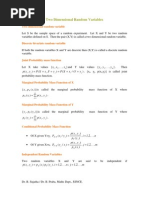 Two Dimensional Random Variable