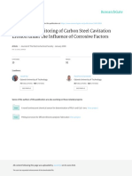 Impedance Monitoring of Carbon Steel Cavitation Erosion Under The Influence of Corrosive Factors