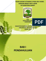 Power Point Hubungan Kadar Vitamin D Pada Ibu Hamil