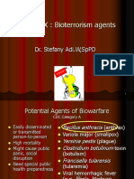 Anthrax: Bioterrorism Agents: Dr. Stefany Adi.W, SPPD