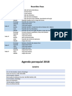Agenda Paroquial 2018