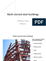Multi-Storied Steel Building Design and Construction