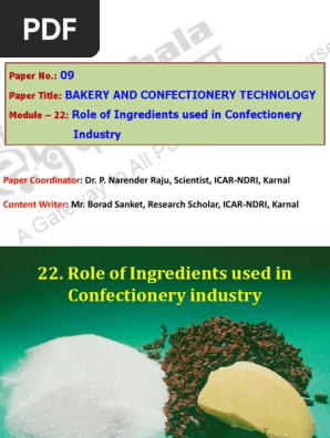 Candy Ingredients