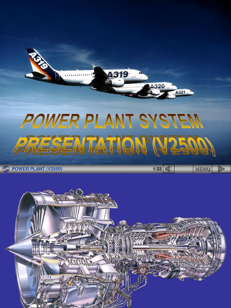 Power Plant (V2500) | PDF | Turbine | Engines