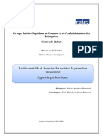 GE10-Audit Comptable Et Financier Des Sociétés de Promotion Immobilière. Approche Par Les Risques