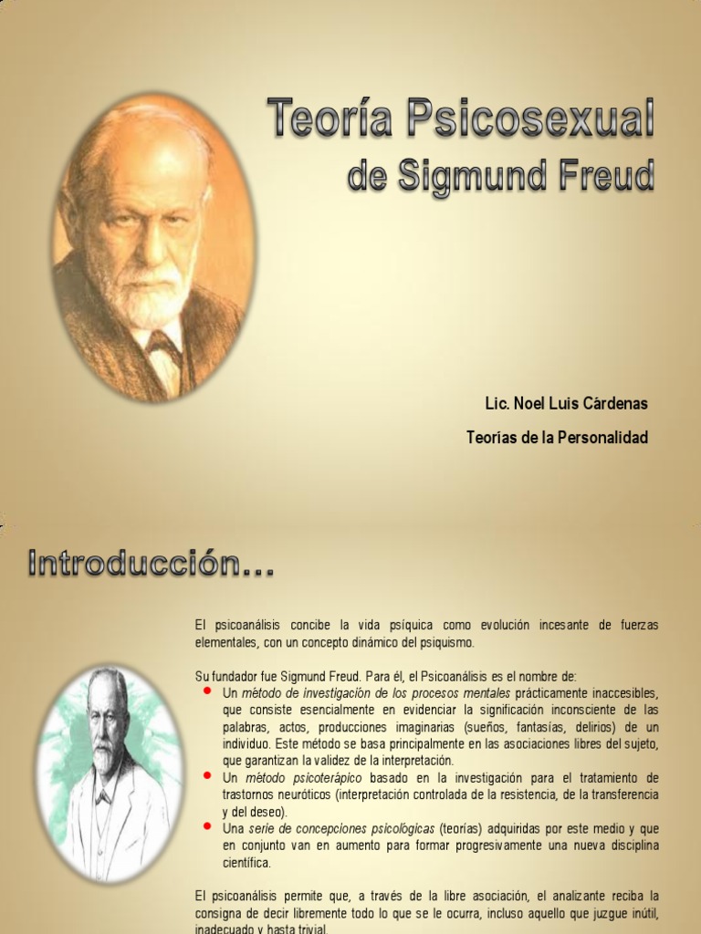 Teoria Psicosexual de Freud Sigmund Freud