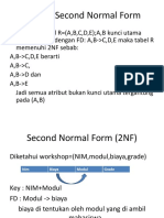 Contoh Second Normal Form
